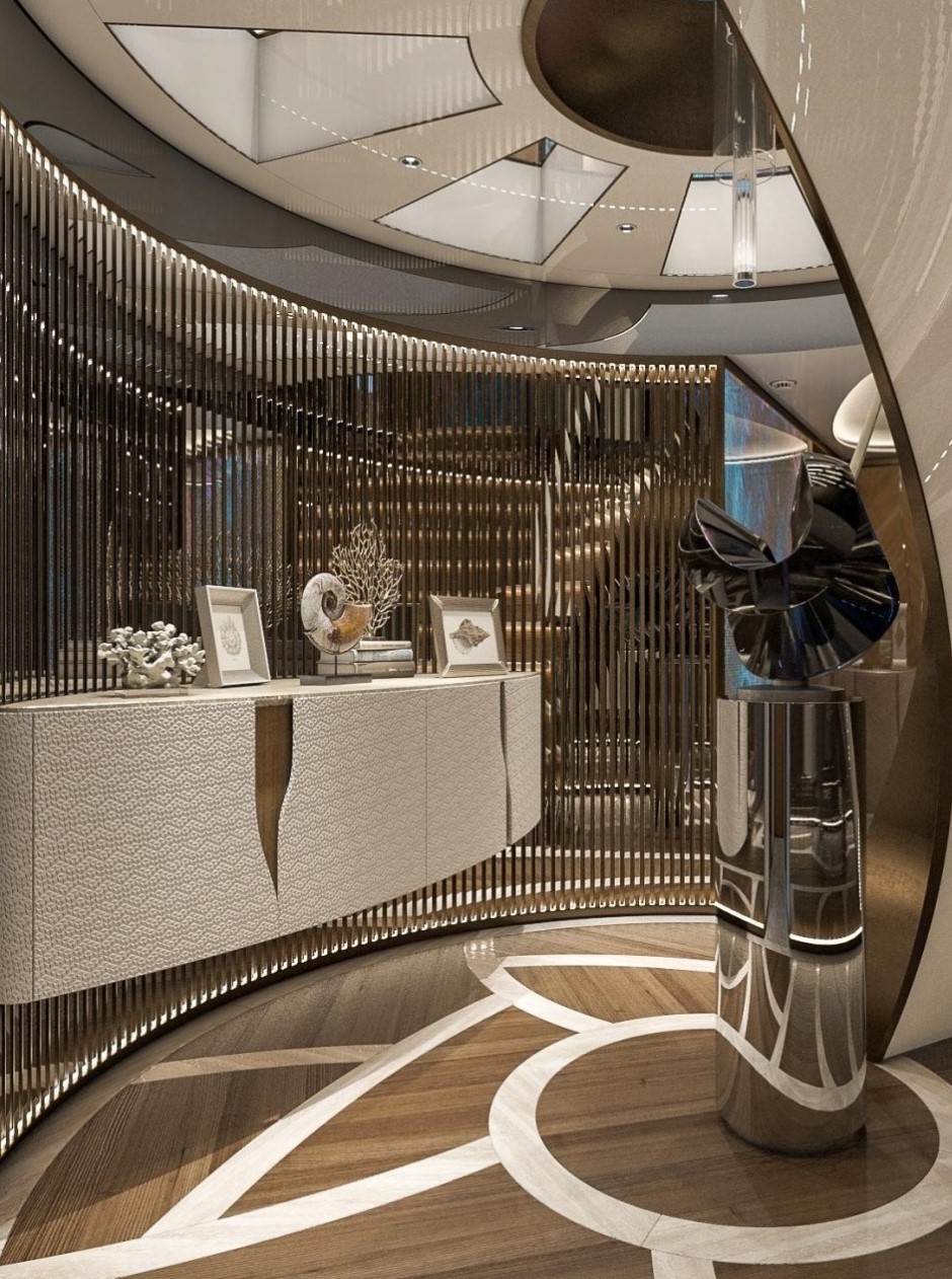 eternal spark yacht lobby details