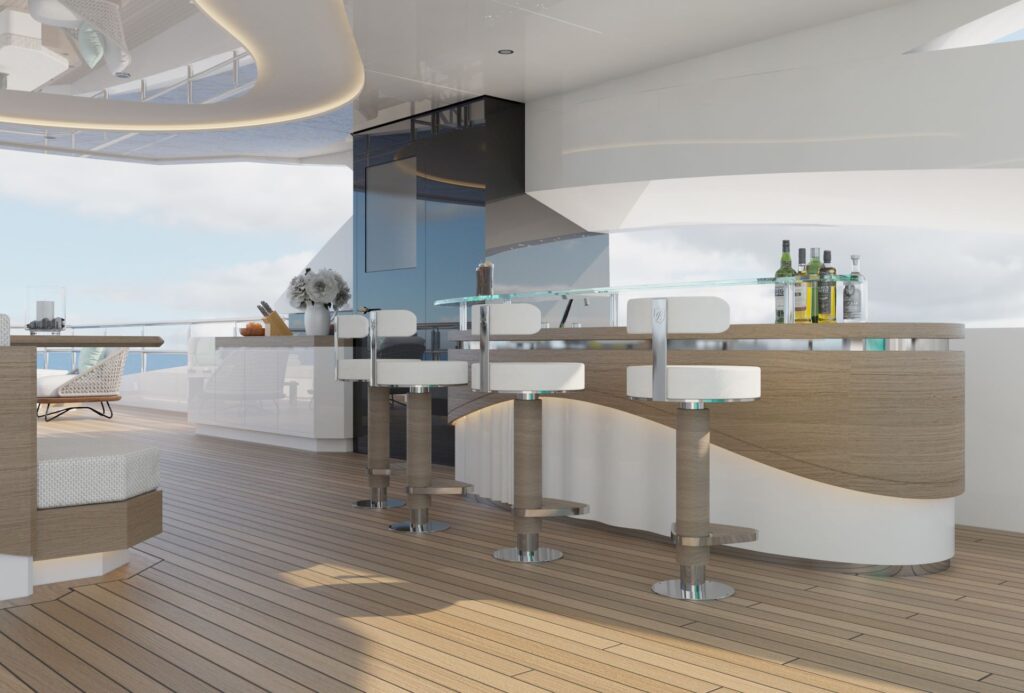 Have a Cocktail on Every Deck - Eternal Spark Yacht Bars 2 eternal spark yacht sundeck bar