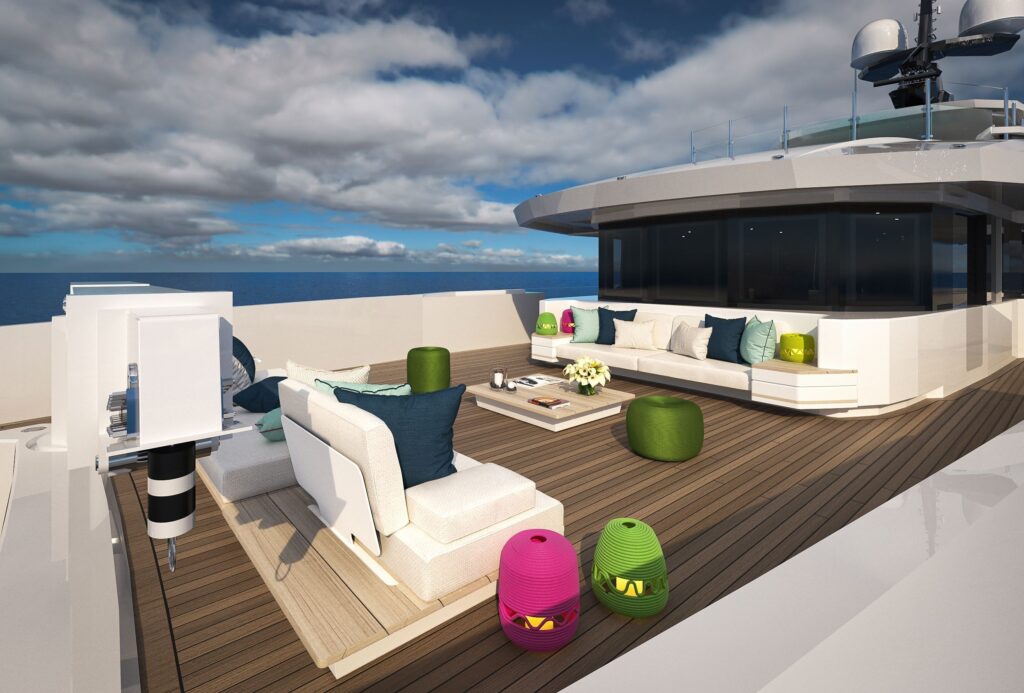 eternal spark yacht charter front deck view