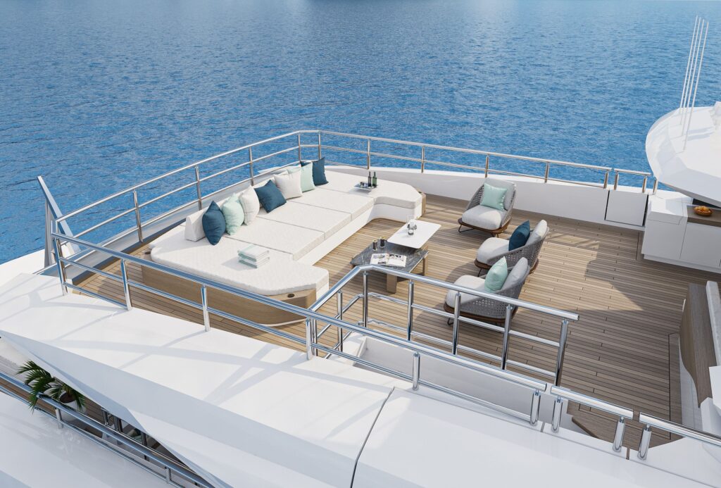eternal spark yacht charter sundeck aft